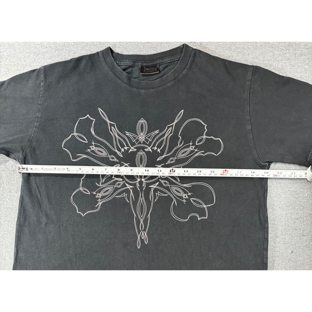 Bones Team Sesh Pinstripe Graphic T-Shirt Mens Black Short Sleeve Tee - Picture 3 of 5